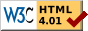 Checked as valid HTML 4.01 Transitional