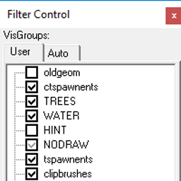 VisGroups and Visibility Control in the Editor