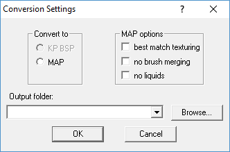WinBPSC's settings before a decompile